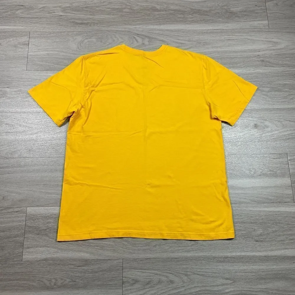 Nike Shirt Mens Extra Large Yellow Basketball Hoops Dunk It